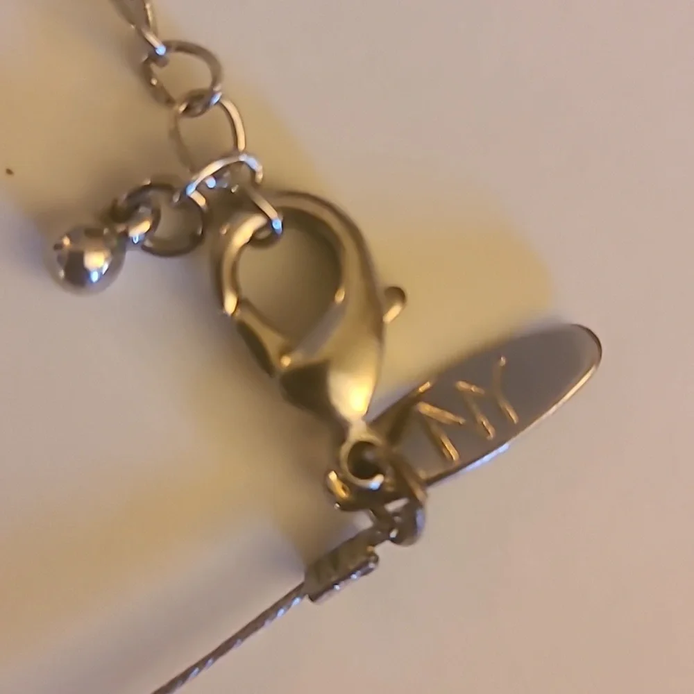 NY Collection Silver & Blue Circle Necklace & Earring Set with Matching Braclet